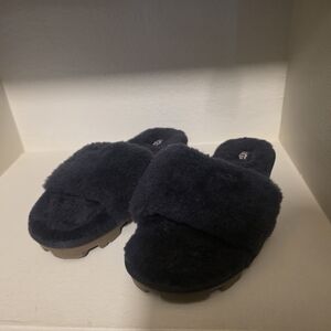 Ugg Fuzzy Slide Slippers Size 8